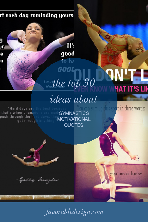 The Top 30 Ideas About Gymnastics Motivational Quotes - Home, Family ...